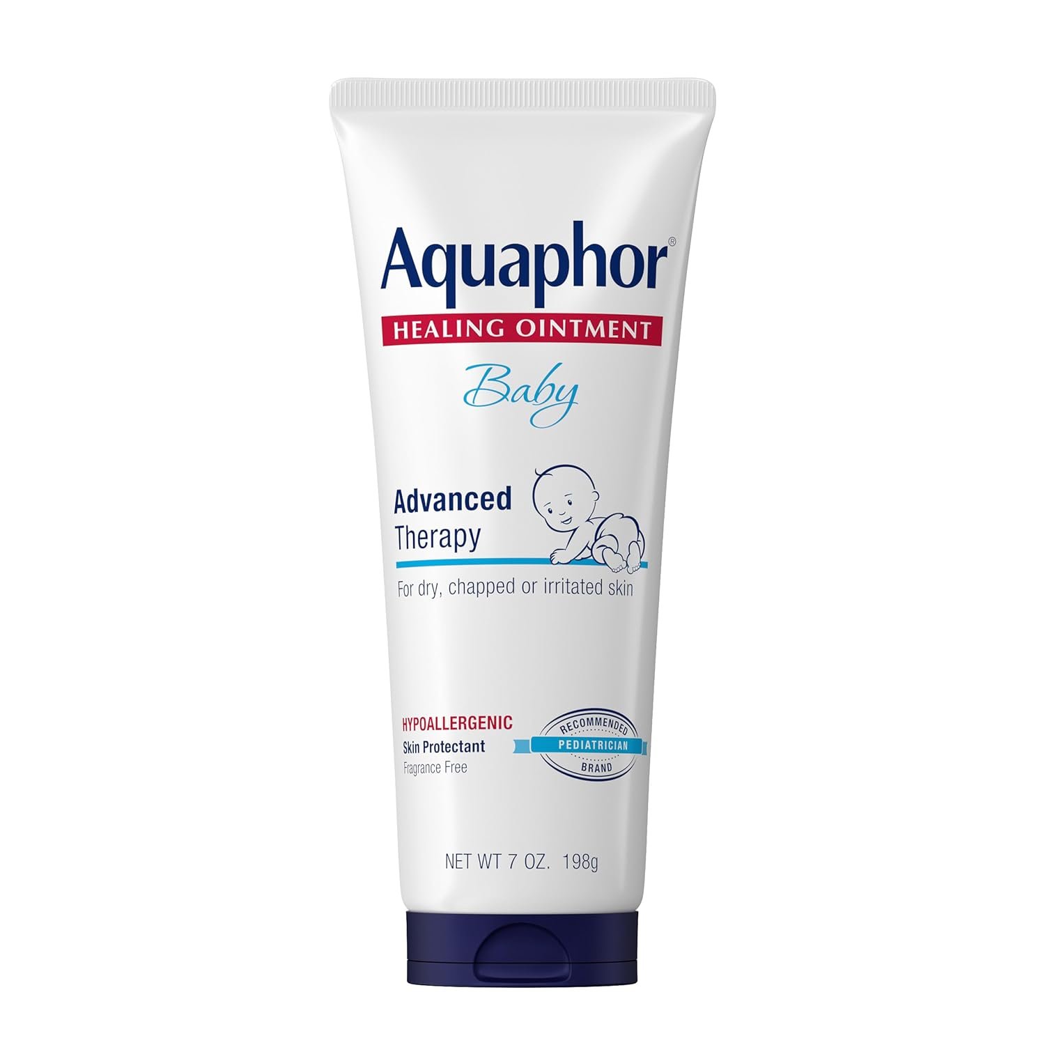 Aquaphor Baby Advanced Therapy Healing Ointment Skin Protectant, 7 OZ
