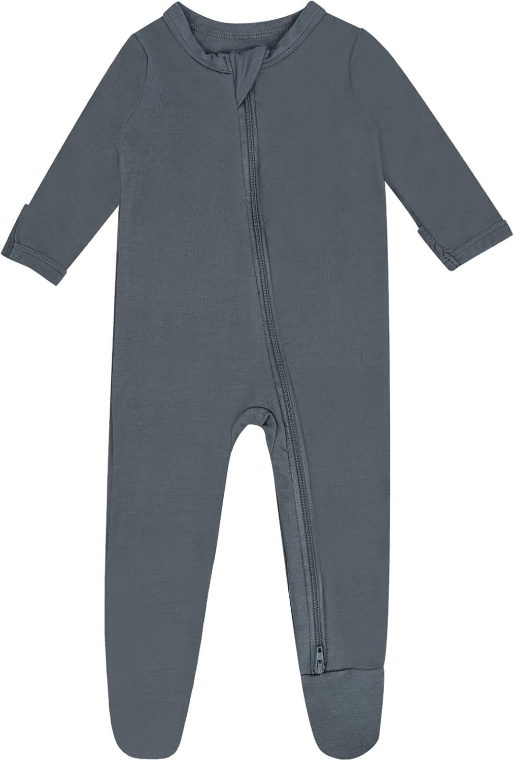GUISBY Baby Rayon of Bamboo Footed Pajamas Long Sleeve Romper 0-18 Months
