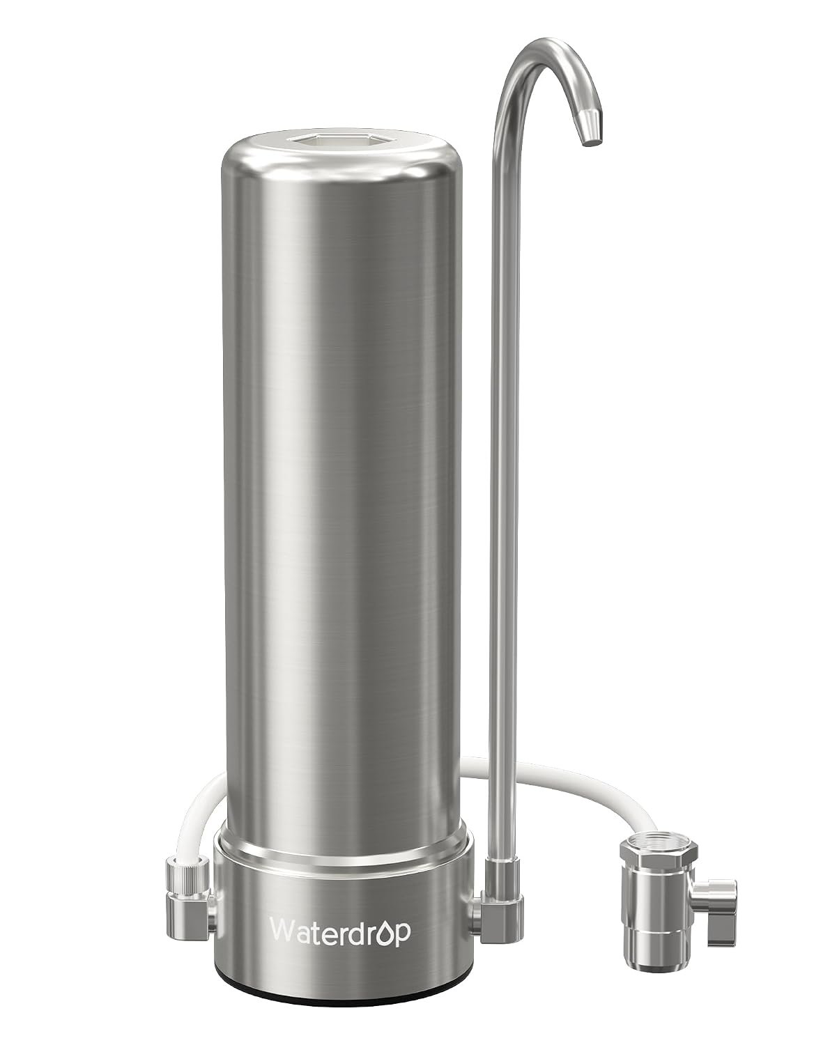 Waterdrop CTF-01 Water Filter for Sink Faucet, Stainless Steel, 1 Filter
