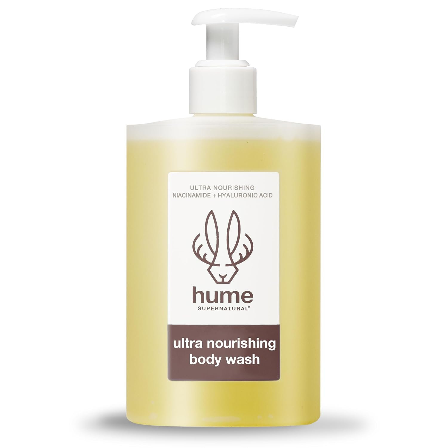 HUME SUPERNATURAL Plant Based Body Wash, Santal Sun, Sulfate Free, 16 oz