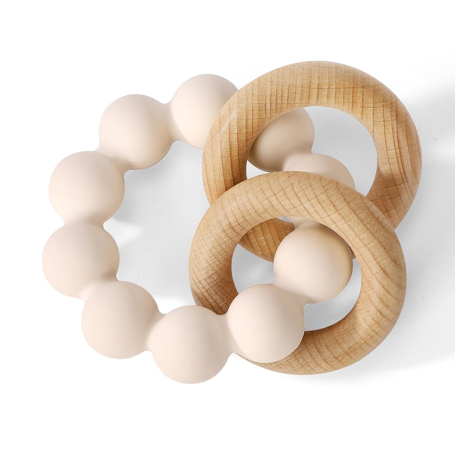 Socub Baby Teething Toys for 0-6 6-12 Months, BPA-Free, Shifting Sand