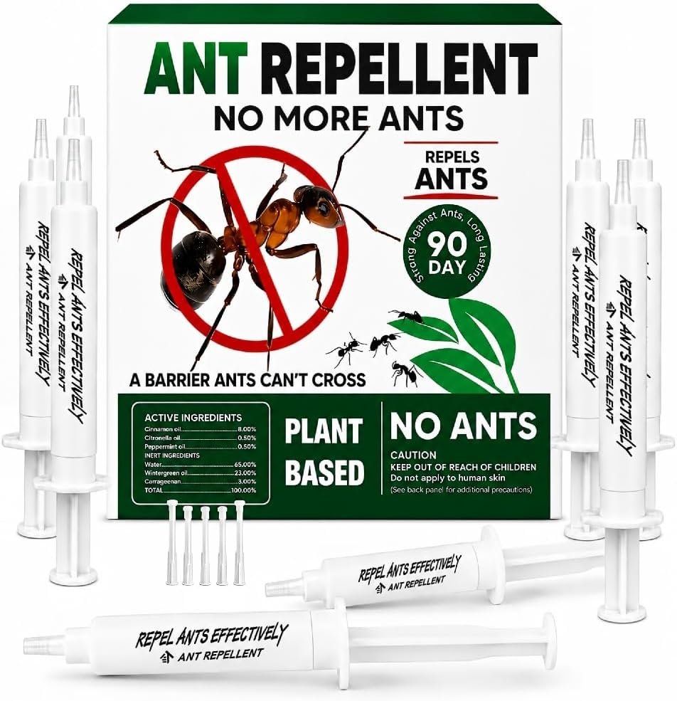 Ants Away Repellent Indoor/Outdoor Pet Safe, Get Rid of Ant- 8P