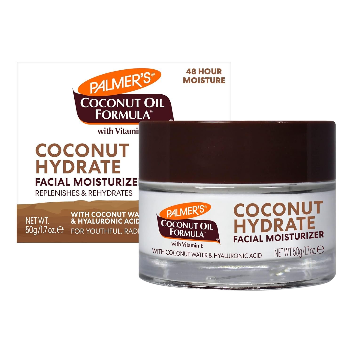 Palmer’s Facial Moisturizer, Coconut Oil Formula with Coconut Water, 1.7 Oz