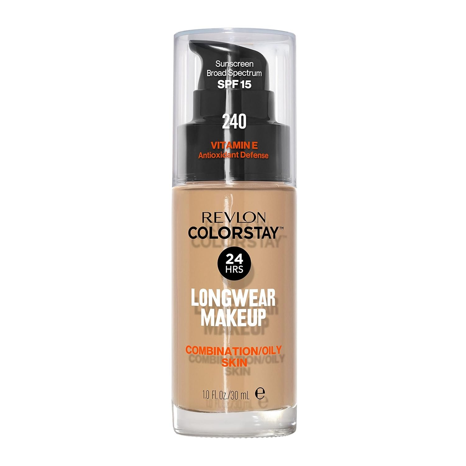 Revlon Colorstay Longwear Makeup Combo/Oily, 240 Medium Beige, 1 fl oz