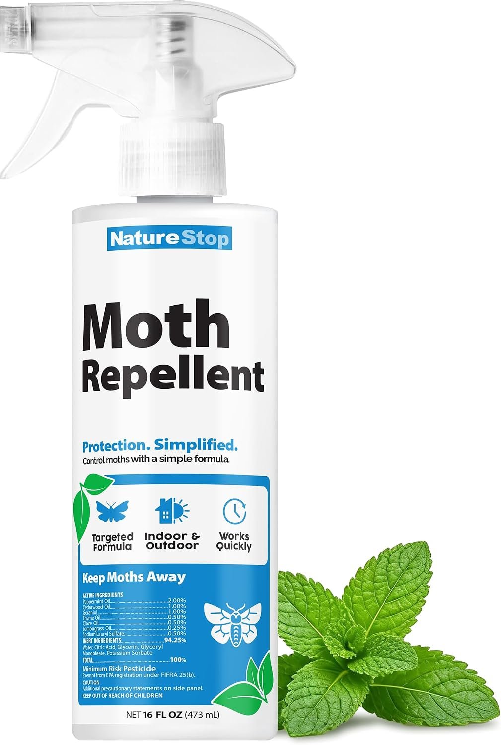 NatureStop Moth Repellent Spray (16oz)