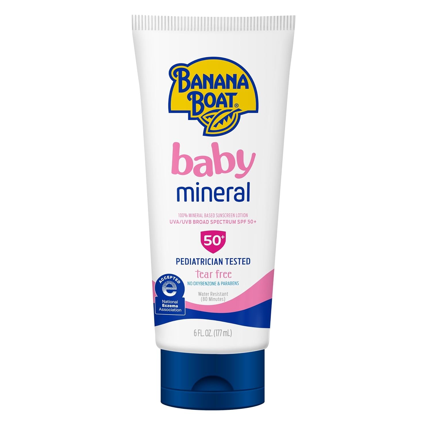 Banana Boat Mineral Baby Sunscreen Lotion SPF 50, 6 fl oz