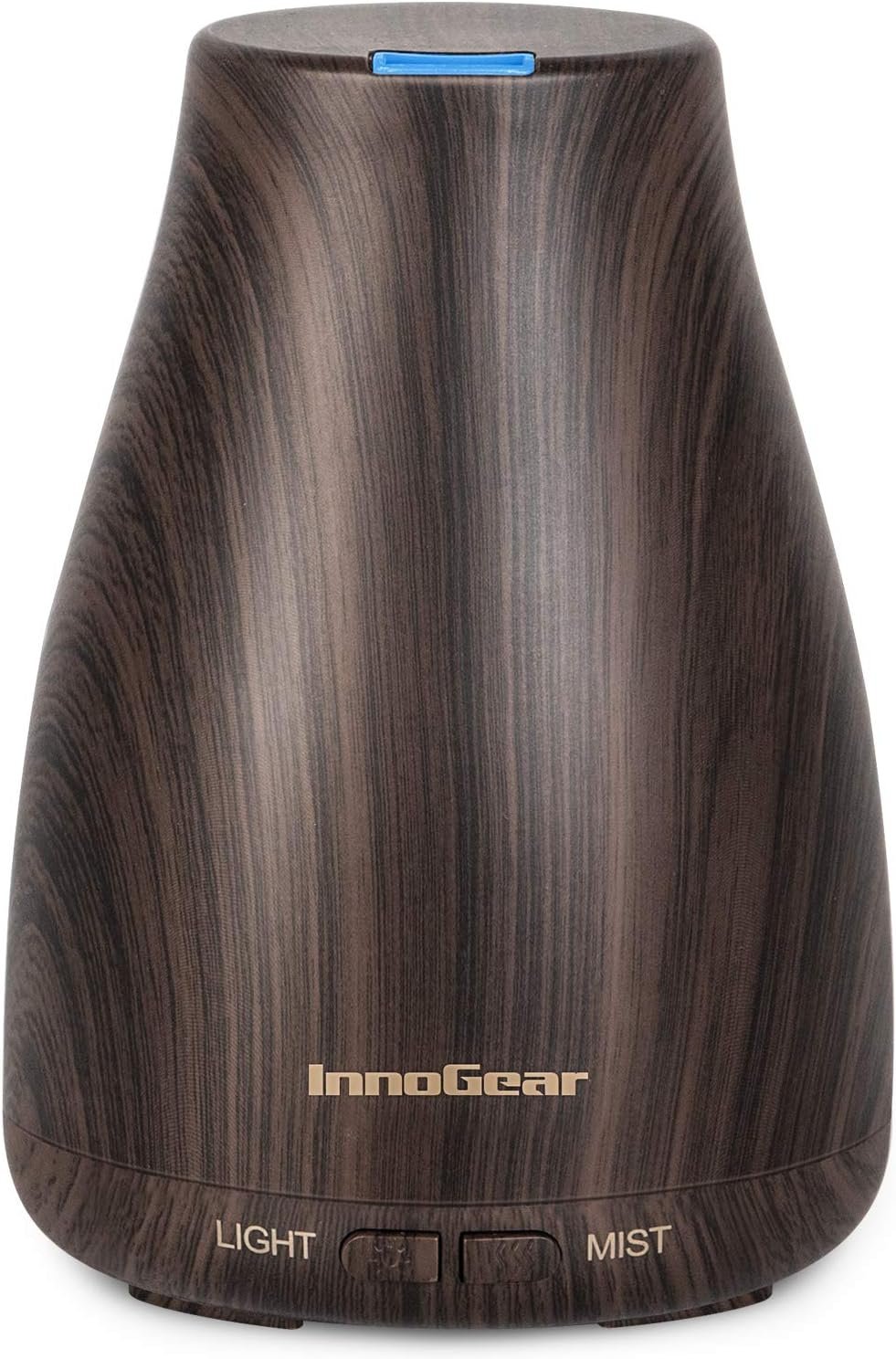 InnoGear Essential Oil Diffuser Ultrasonic Diffusers for Home Scent, Brown