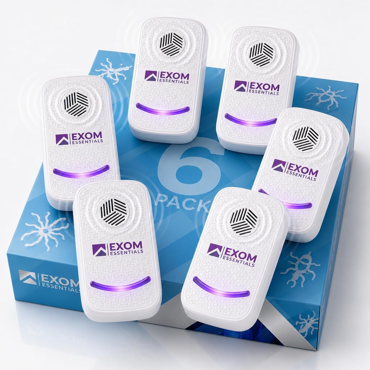 T-24, Ultrasonic Pest Repeller Wall Plug-in Most Effective Than Repellents – Get Rid of – Rodents, Squirrels, Mice, Rats, Bats, Roaches, Ants, Spiders, Bed Bugs, Мosquito (6 Pack)