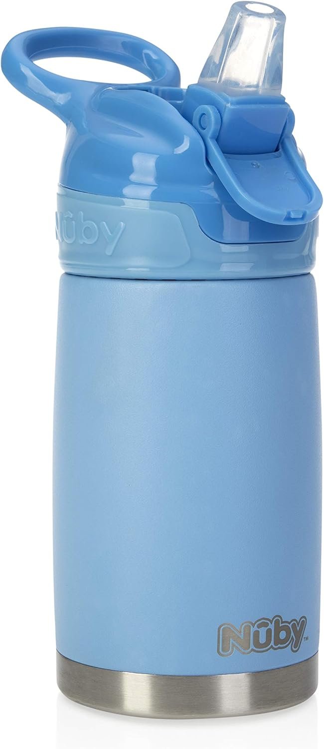 Nuby Thirsty Kids No Spill Flip-It Reflex Travel Cup – 10.1 oz