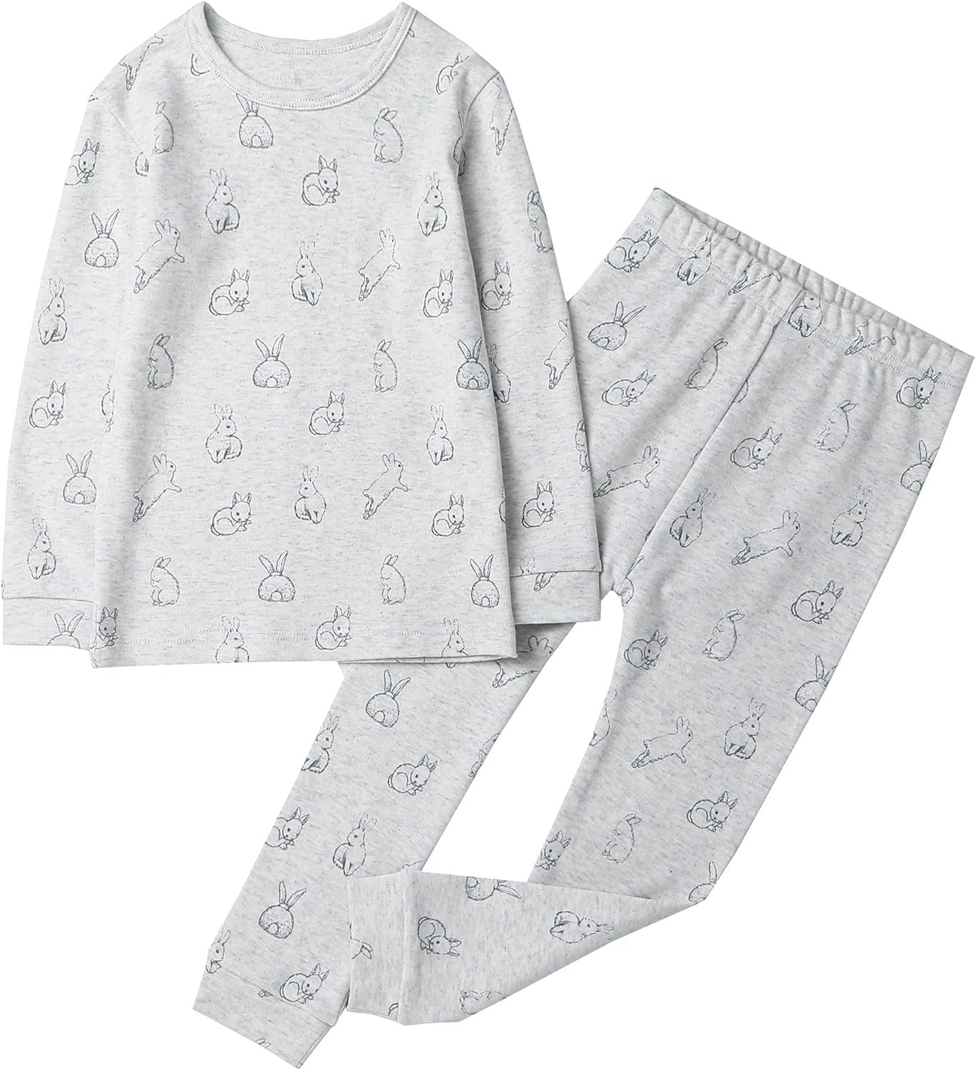 Owlivia Toddler Pajama Set 12M-8Y, Organic Cotton 2-Piece Long Sleeve PJs