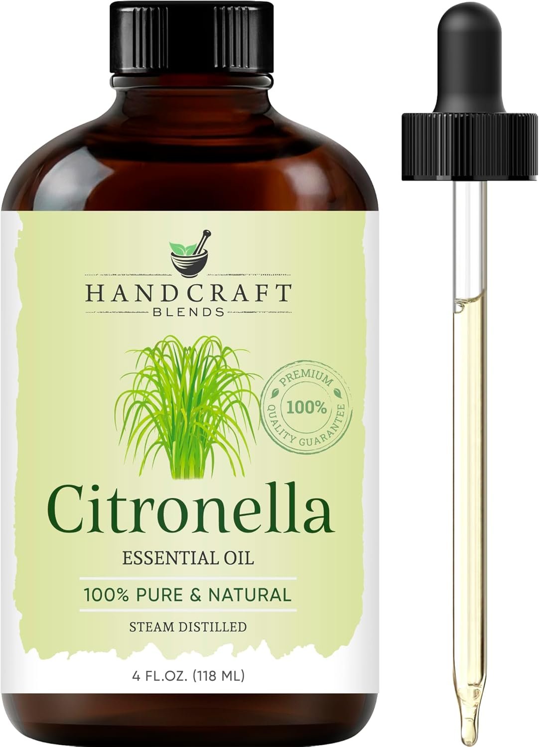 Handcraft Blends Citronella Essential Oil – Huge 4 Fl Oz