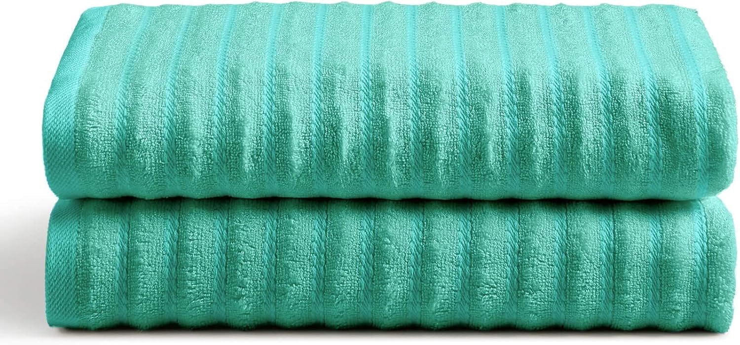 Cosy House Collection Luxury Rayon Derived from Bamboo Bathroom Towel Set