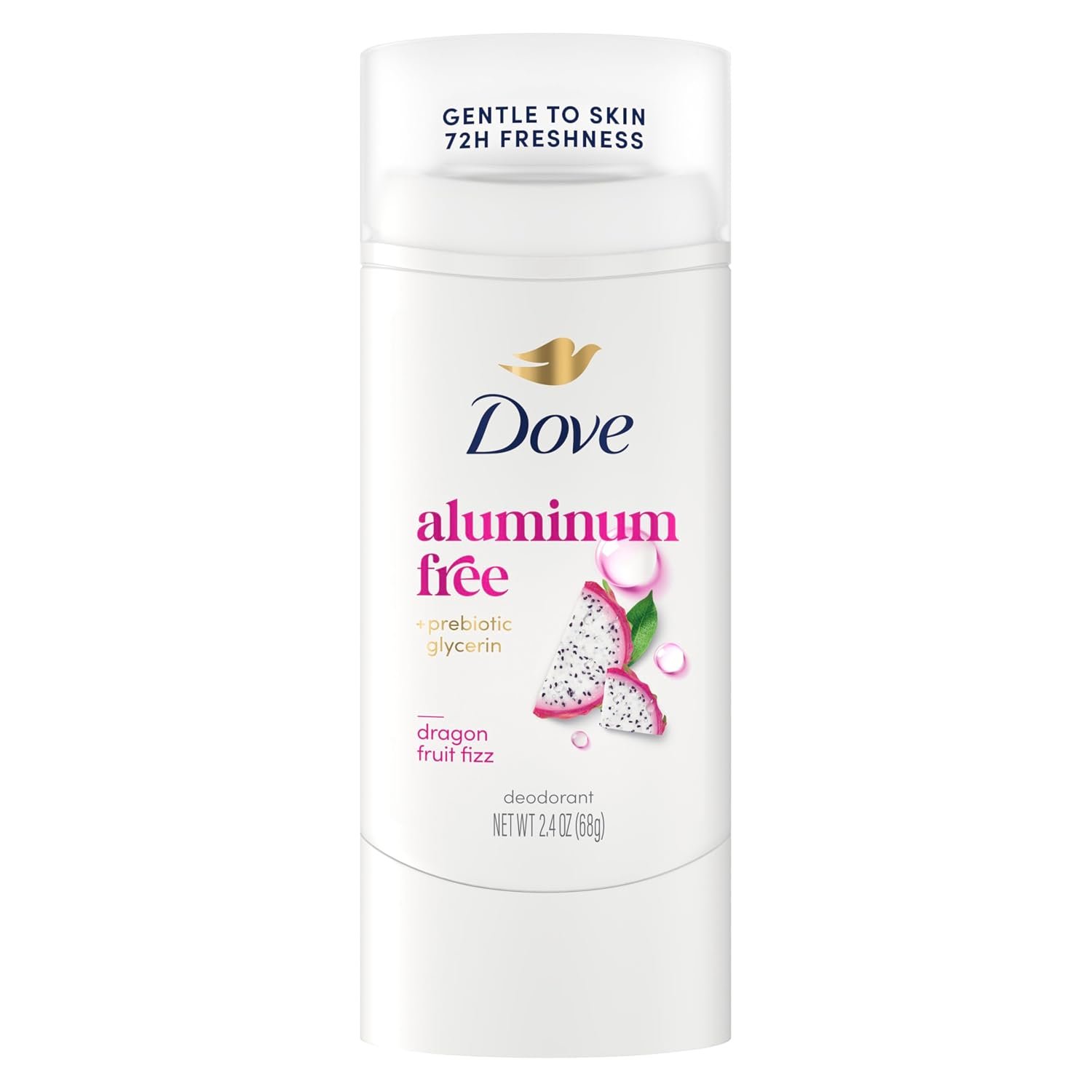 Dove Deodorant Stick Dragon Fruit Fizz Aluminum Free 2.4 oz