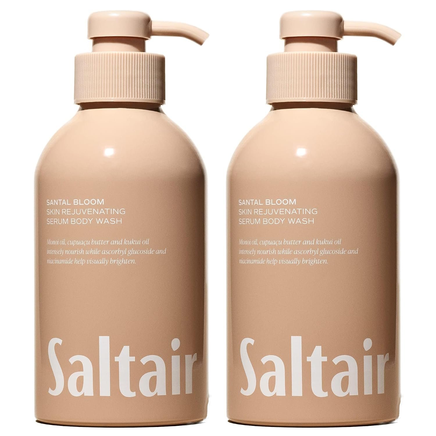 Saltair Body Wash 2-Pack | Santal Bloom Moisturizing Shower Gel | 2x 17oz