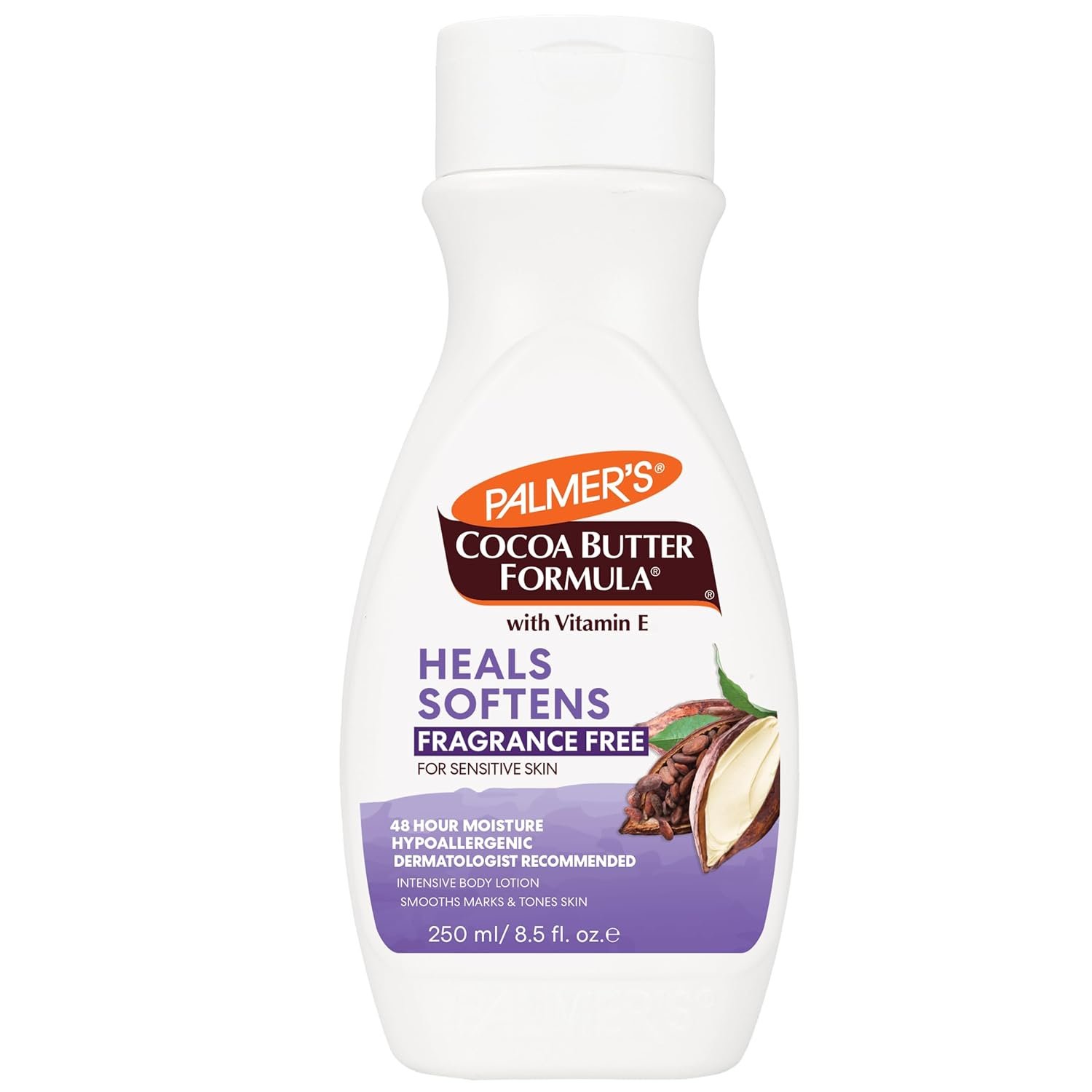 Palmer’s Fragrance Free Body Lotion, Cocoa Butter Formula (8.5 Fl Oz)