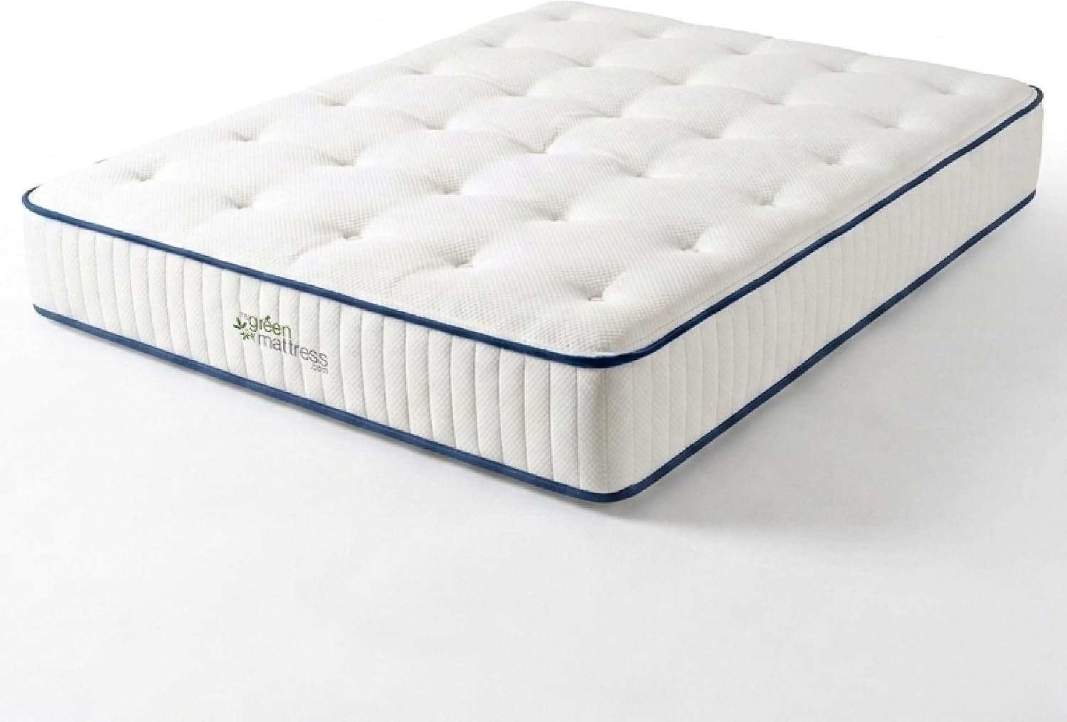 My Green Mattress Pure Eco Organic Kids Mattress – 8 Inch Hybrid Pocket Coil & GOLS Organic Latex, GOTS Cotton & Wool, Medium Firm, Low Profile for Bunk Bed & Trundle – Twin