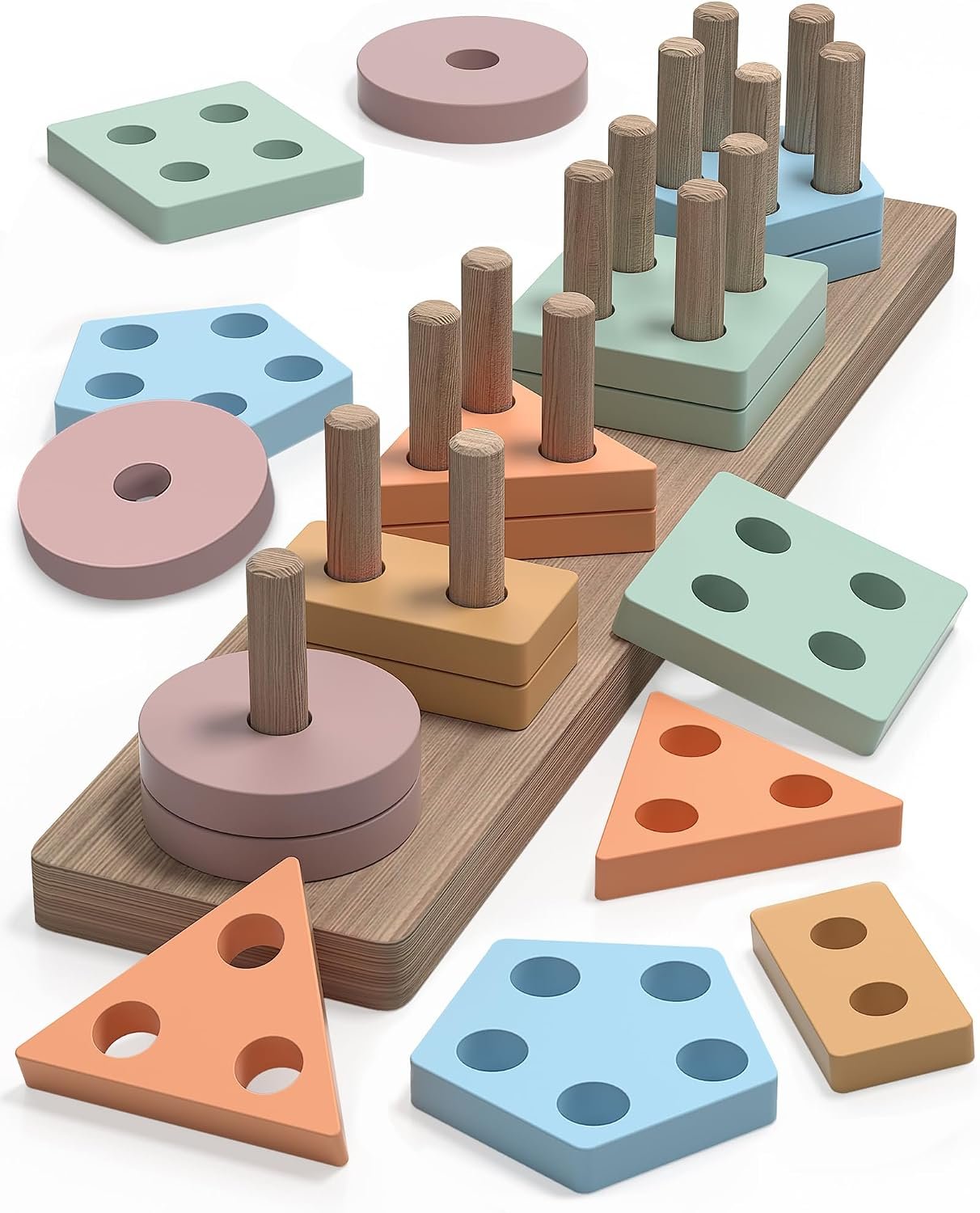 kecristv Montessori Toys for 1 2 Year Old Girl and Boy Birthday Gifts