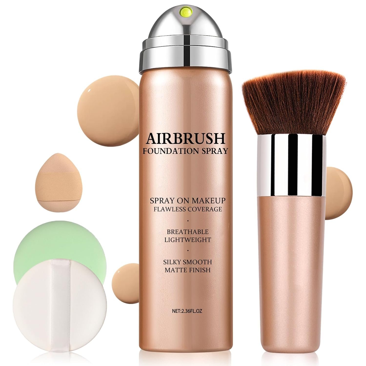 Magic Minerals Airbrush Foundation Full Coverage (02 Beige)