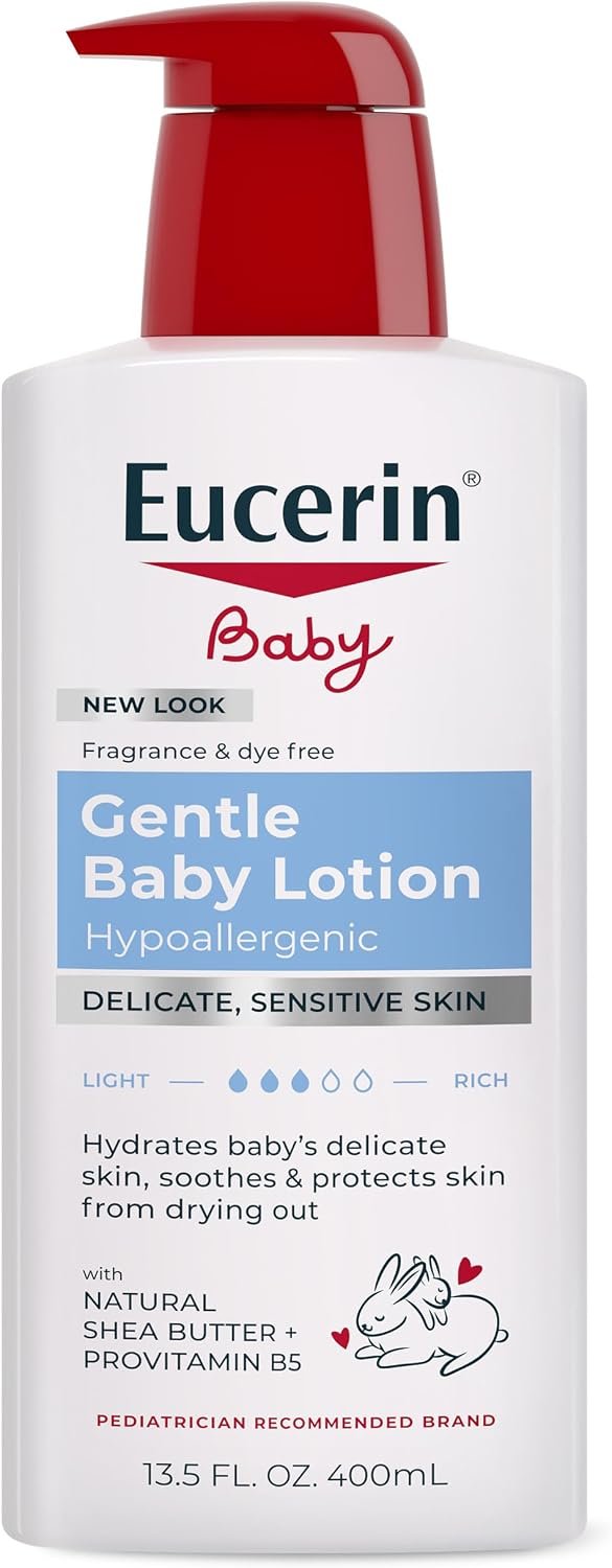 Eucerin Baby Gentle Baby Lotion, Pro-Vitamin B5 and Shea Butter, 13.5 FL OZ