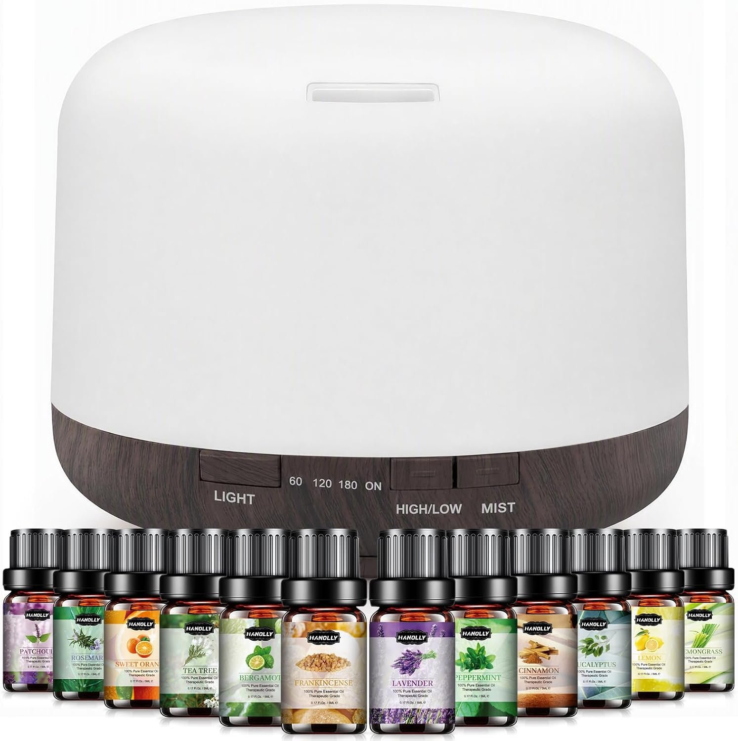 Essential Oil Diffuser for Home 500ML