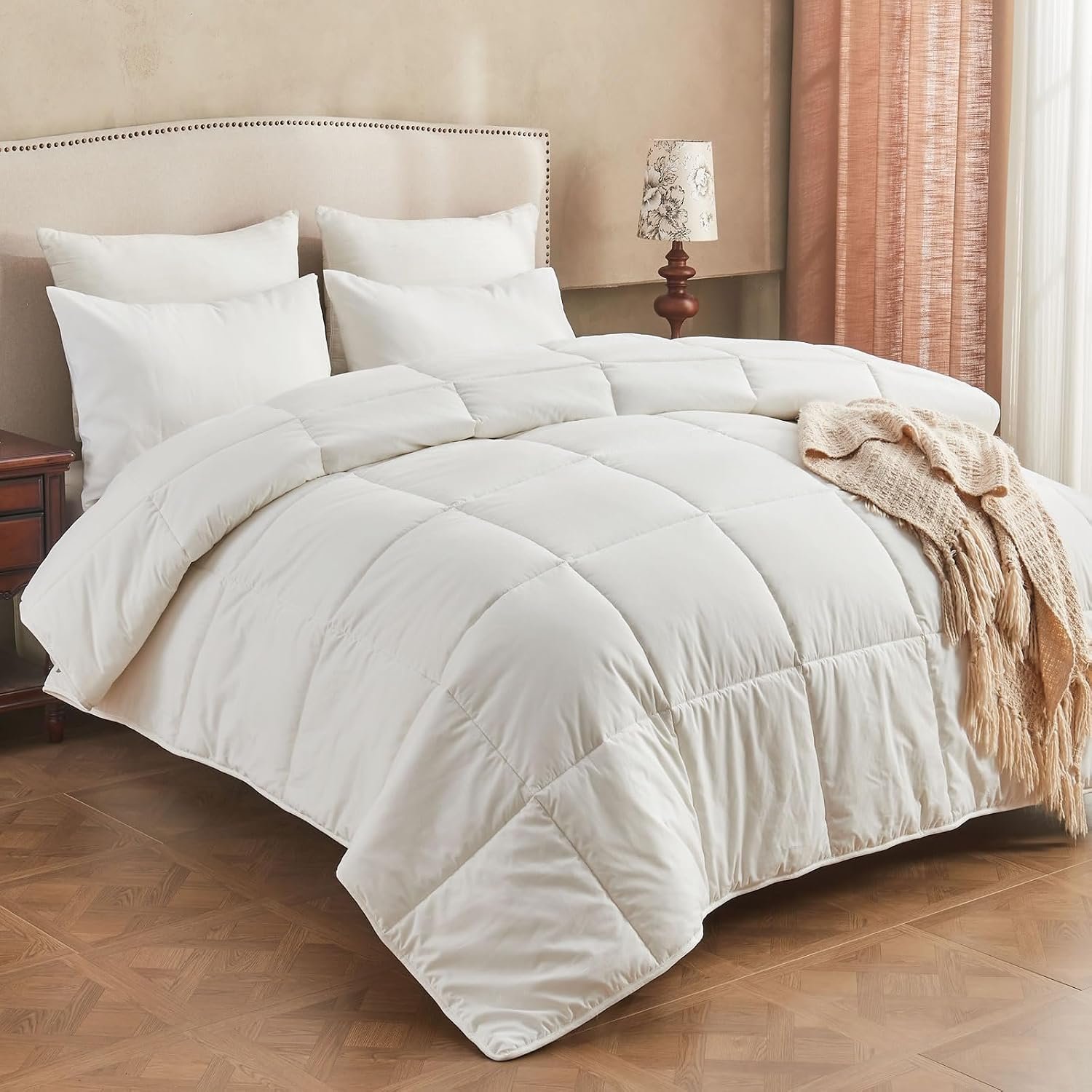 Hybrid Australian Wool Comforter Queen with Organic Cotton Shell
