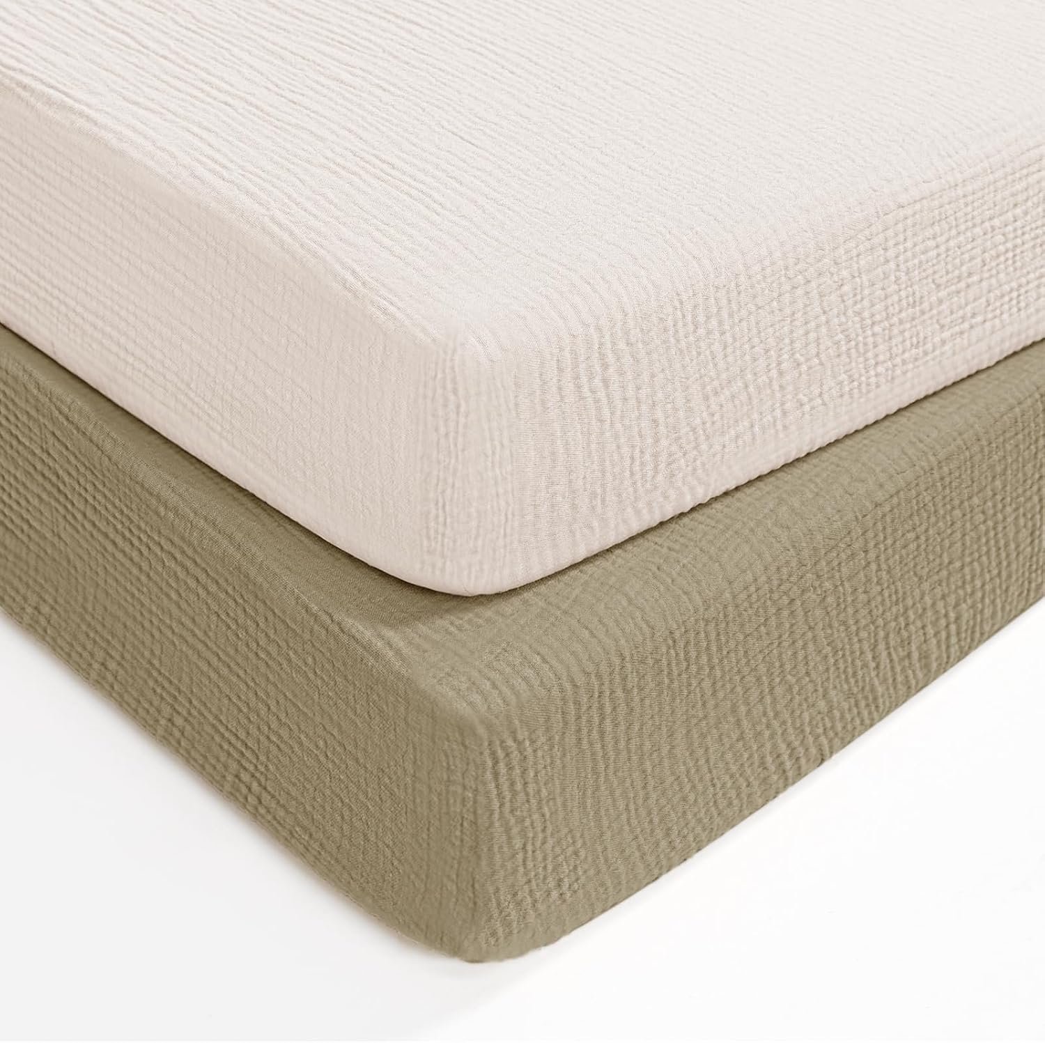 lulumoon Baby Crib Sheets Muslin: Soft Cotton for Baby’s Cozy Sleep
