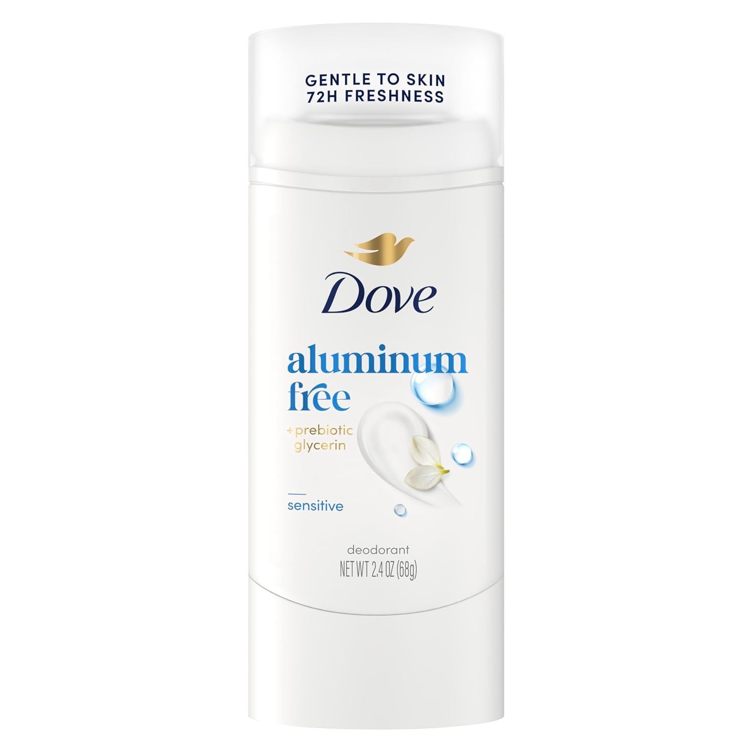 Dove Deodorant Stick Sensitive Aluminum Free 2.4 oz