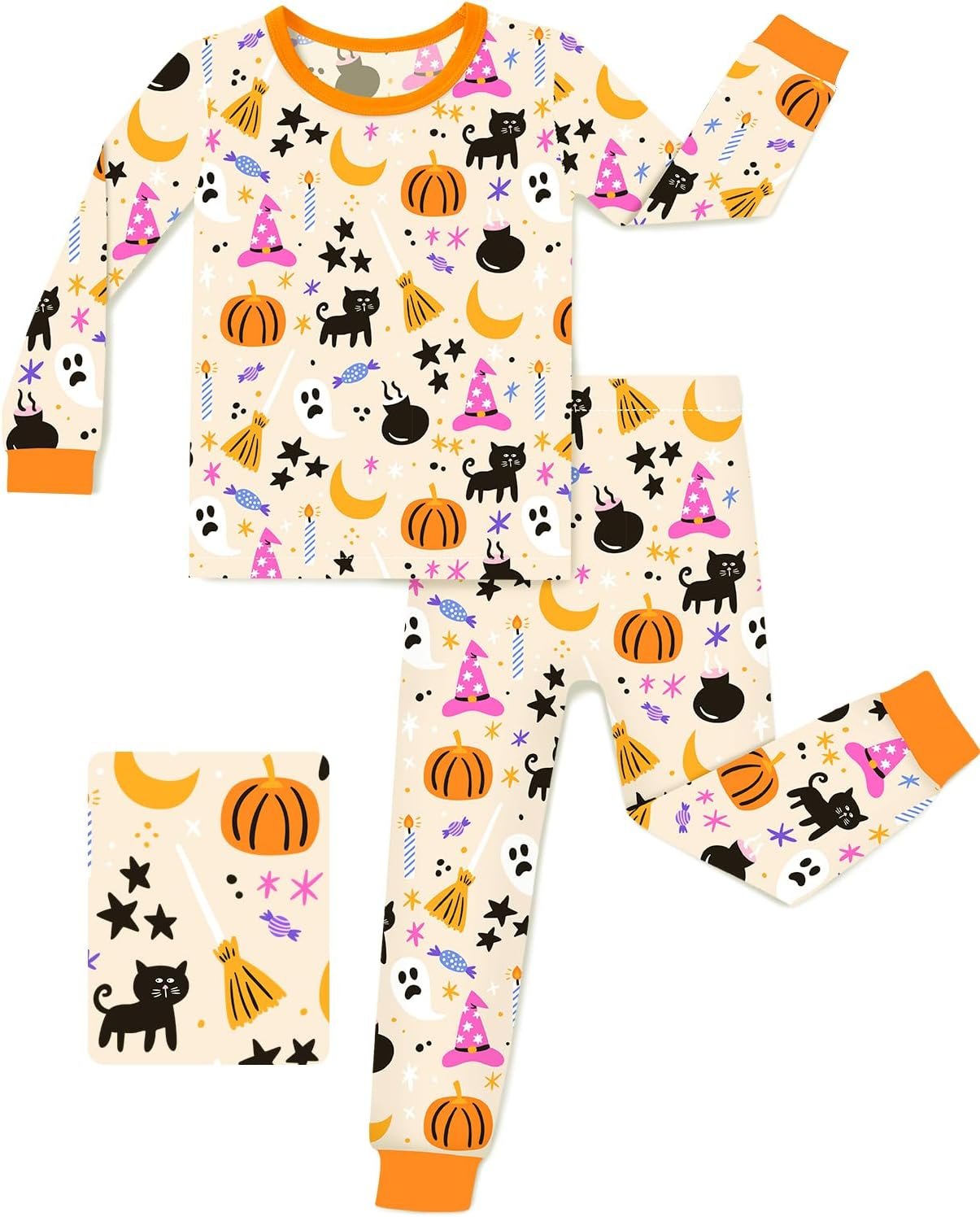 babee Reshinee Bamboo Viscose Toddler Girls Kids Pajamas Unicorn Mermaid Pjs Long Sleeve Snug fit 12M-8Y 2pcs Soft Jammies
