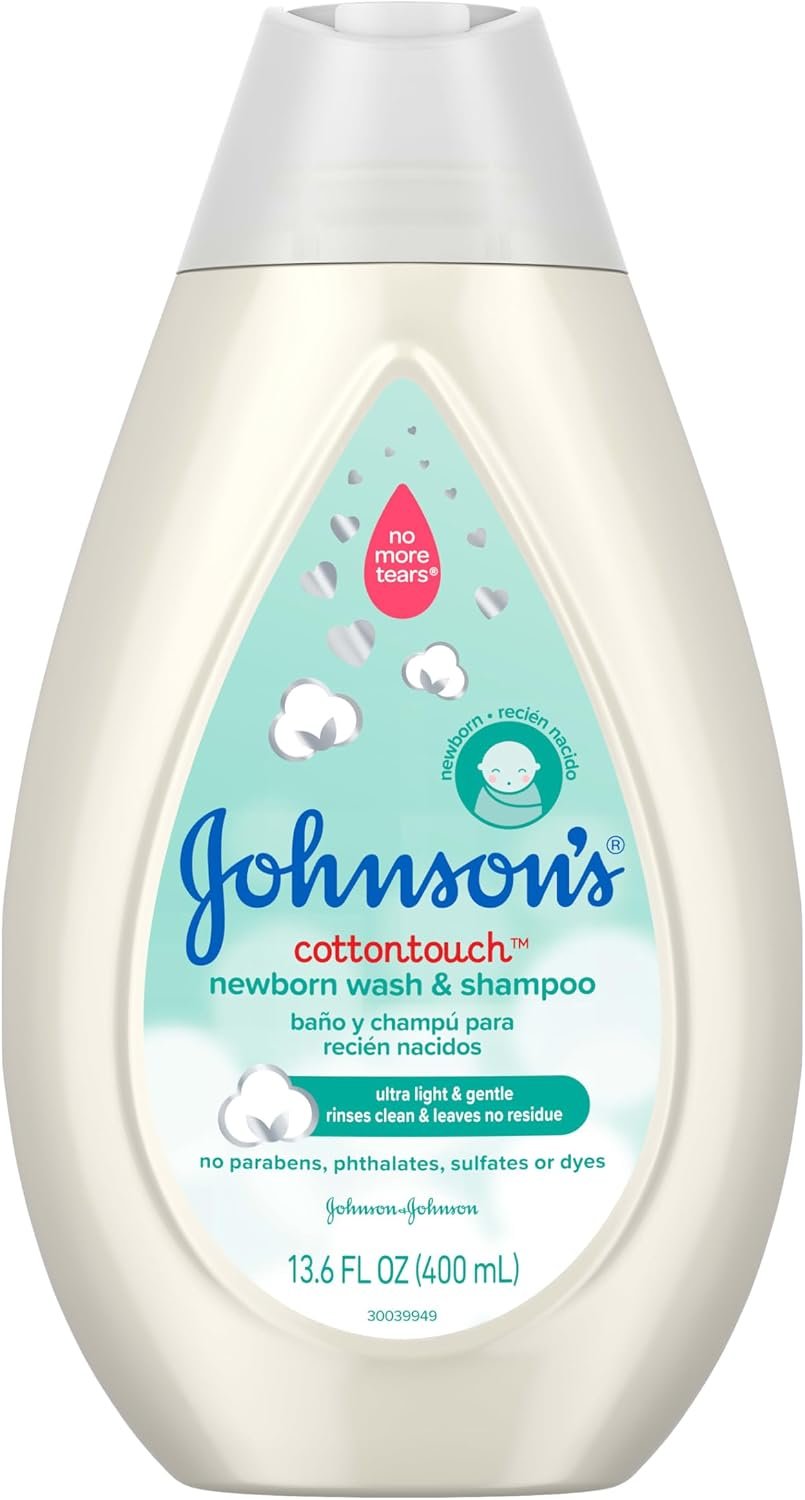 Johnson’s Baby Comfort Touch Newborn Baby Wash & Shampoo, 13.6 fl oz