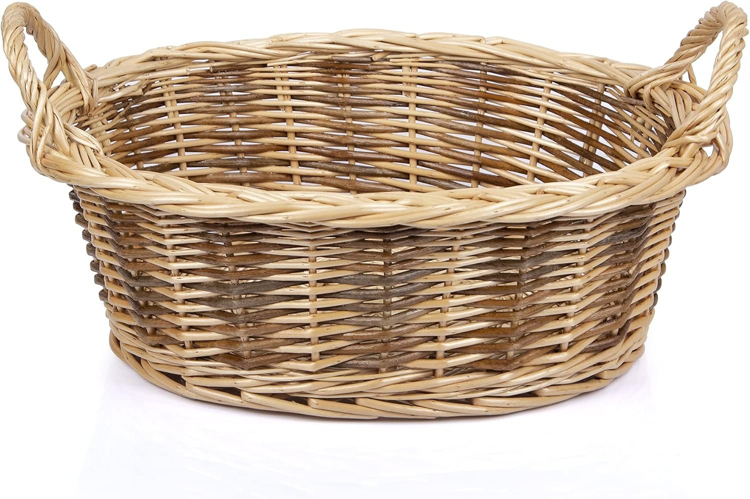 Rurality Medium Baskets for Gifts Empty to Fill Chocolate Nuts for Women, Holiday,Easter,Mother’s Day,Birthday,Present basket with Handle for Bread,Fruits