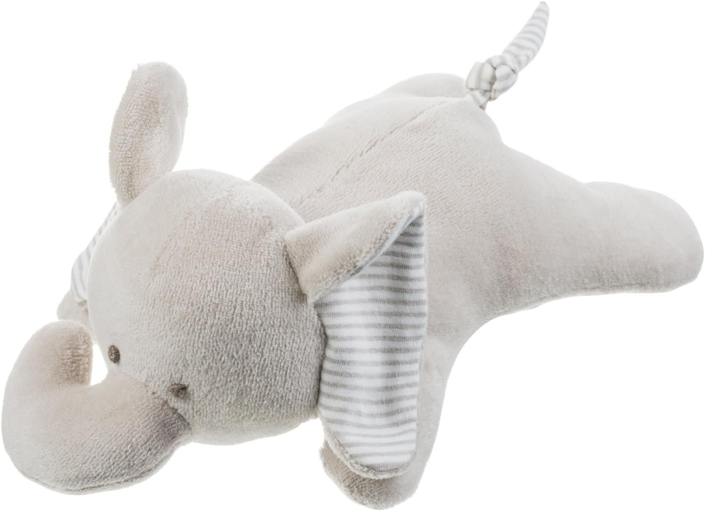 Organic Cotton Stuffed Elephant | 9.4 Inches Plush Toy Birthday Gift for Kid Boys Girls | Luxury Soft, Breathable