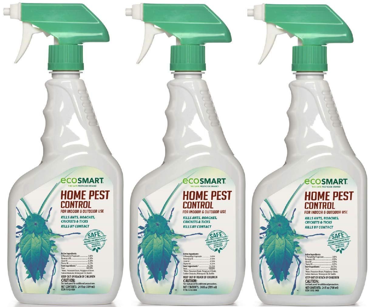 EcoSmart 33507-01Organic Home Pest Control, 24-Ounce (24-Ounce 3-Pack)
