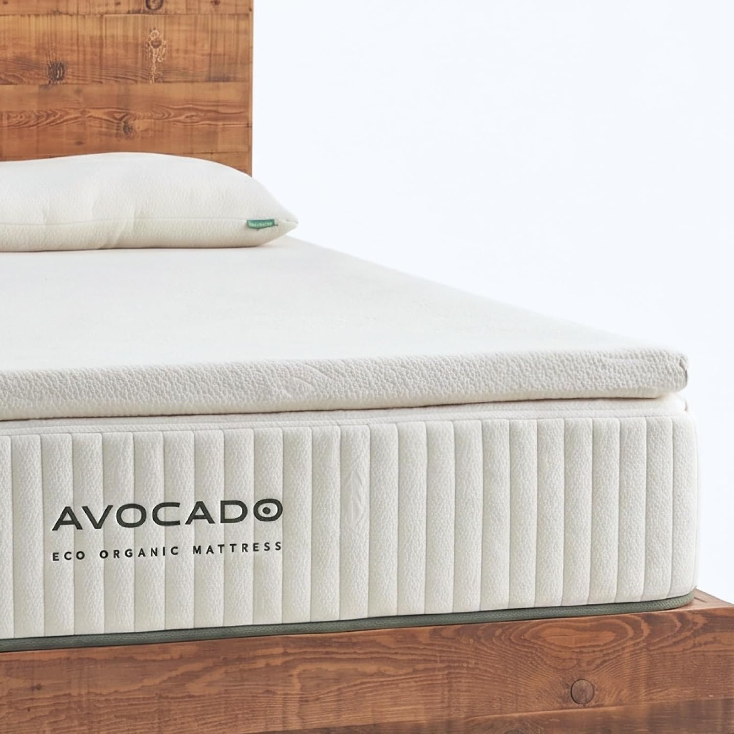 Avocado Eco Organic Latex Mattress Topper – Medium Feel – 3 inch — Organic Cotton Cover (GOTS & GOLS Certified Organic), Pressure-Point Relief, Twin