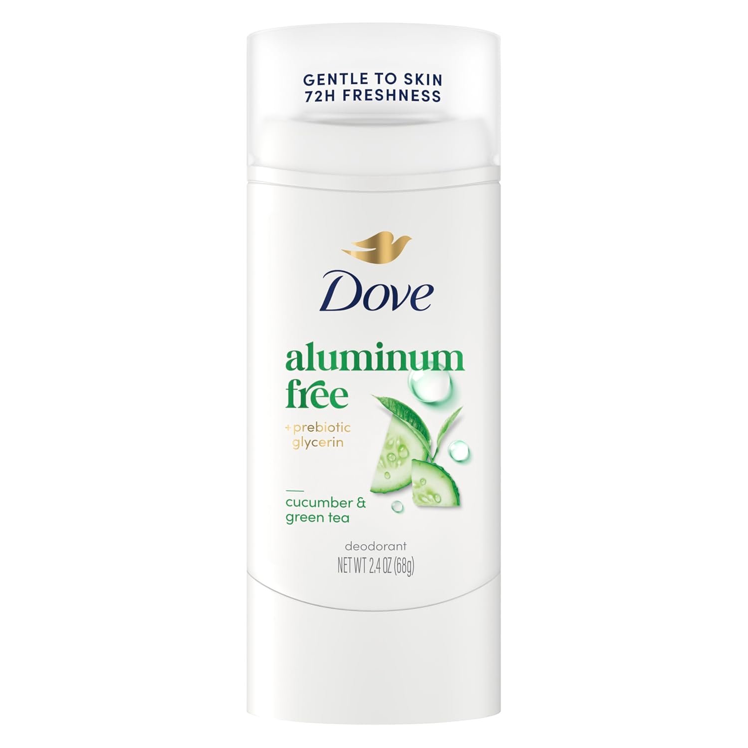 Dove Deodorant Stick Cucumber & Green Tea Aluminum Free 2.4 Oz