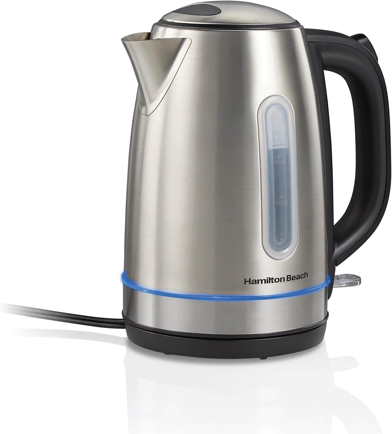 Hamilton Beach 1.7 Liter Electric Tea Kettle, Water Boiler & Heater