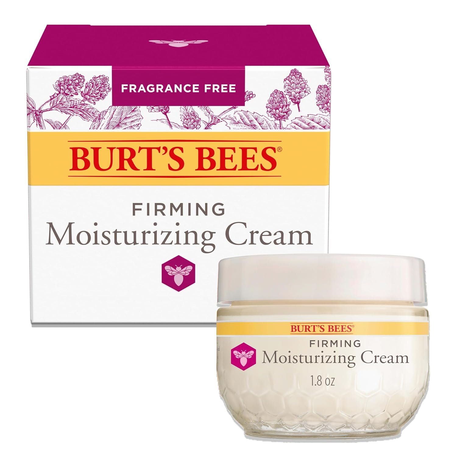 Burt’s Bees Face Moisturizer, Firming Face Cream, 1.8 oz.