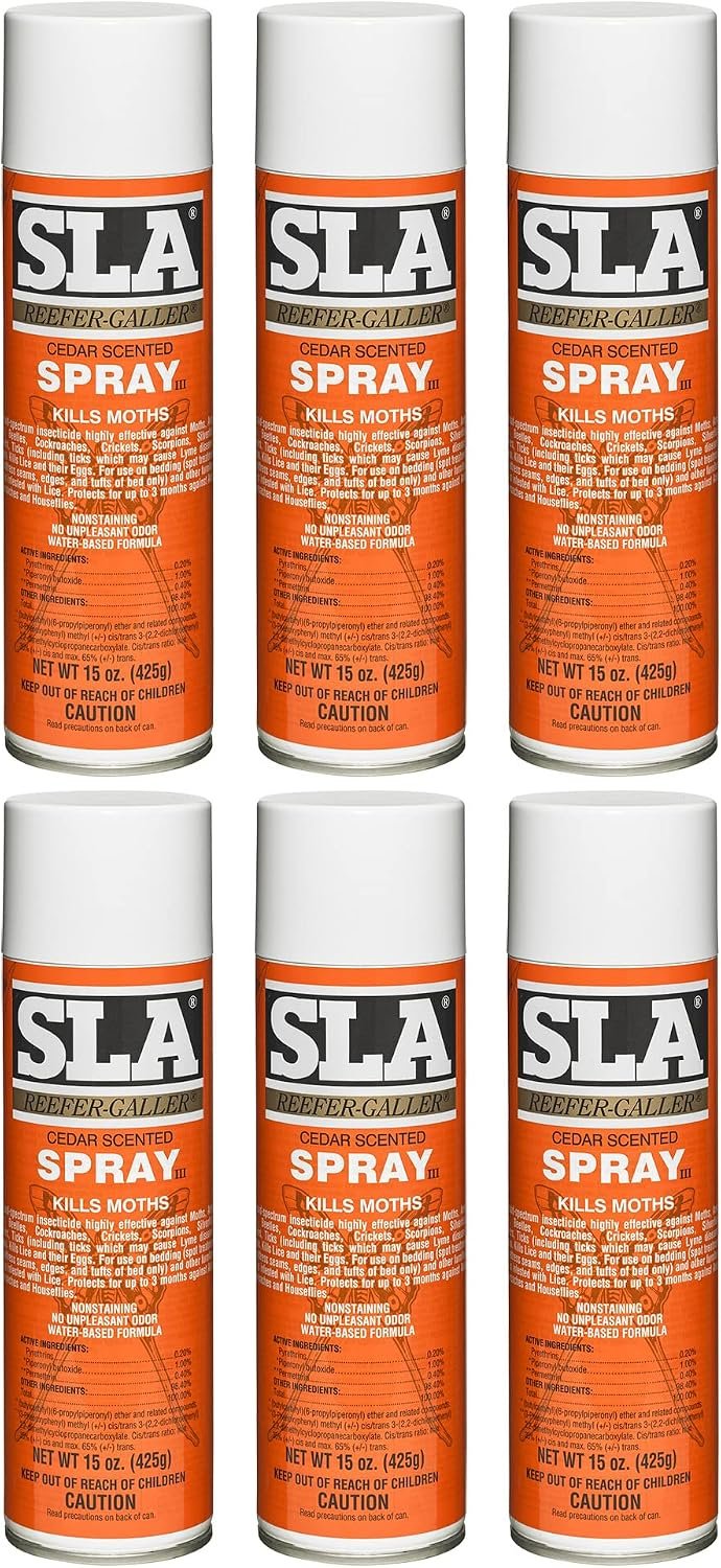 Reefer Galler SLA Cedar Scented Spray – 15 oz – Pack of 6