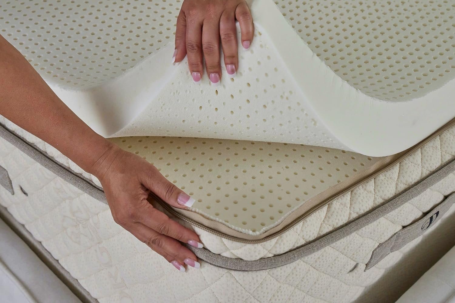 Latex for Less 2″ Soft Matress Topper | Luxurious Comfort and Support | Organic Certified Latex| Deep Rejuvenating Sleep | Made in The USA | Support for Shoulders, HIPS, Back and Knees| Queen