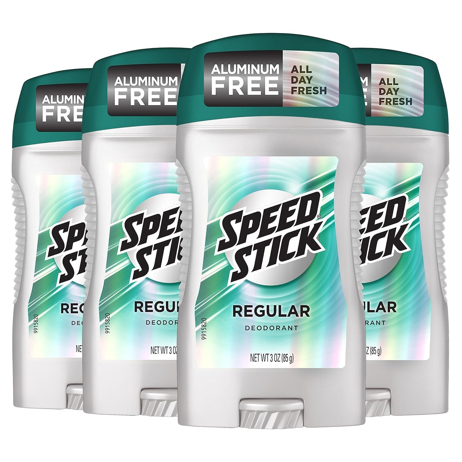 Speed Stick Aluminum Free Men’s Deodorant, Regular, 3 oz (4 Pack)