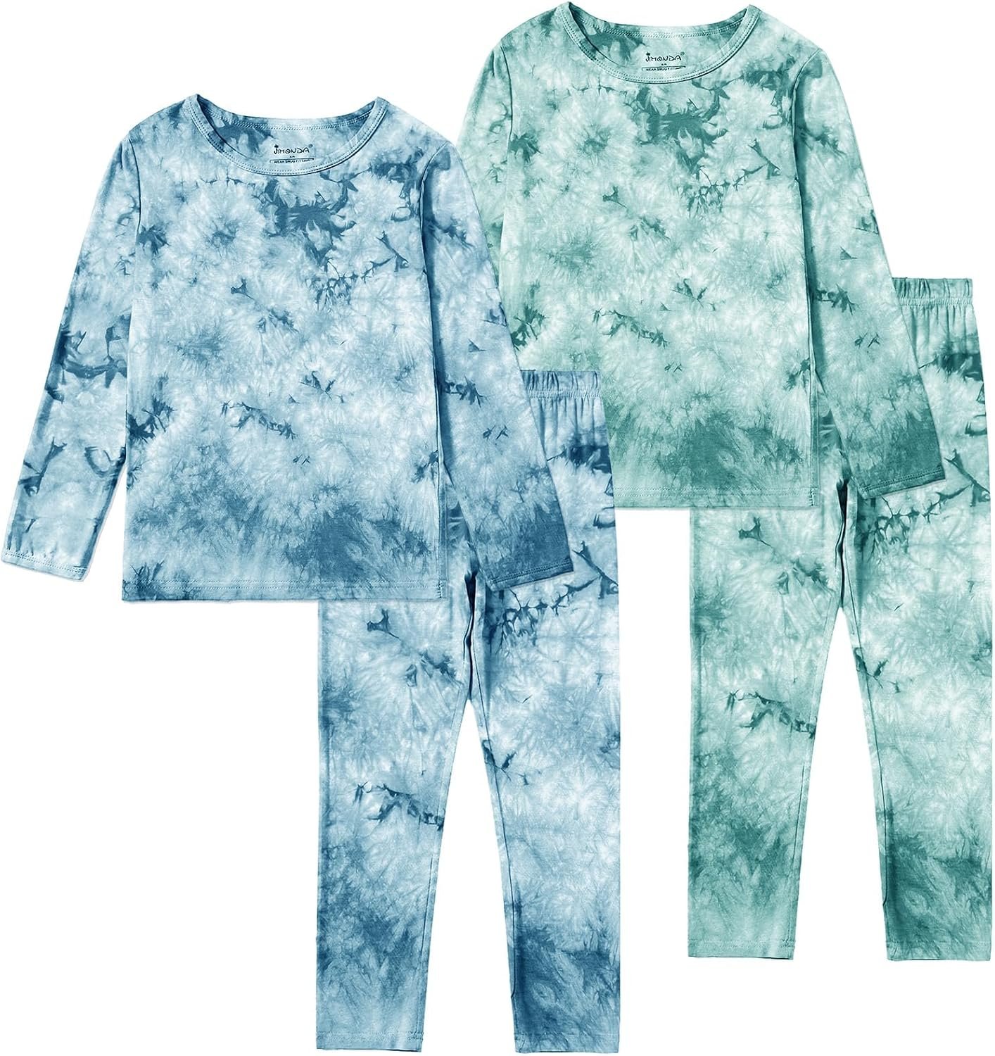 Jimonda Kids Toddler Bamboo Rayon Pajamas Set Boys Girls Pjs