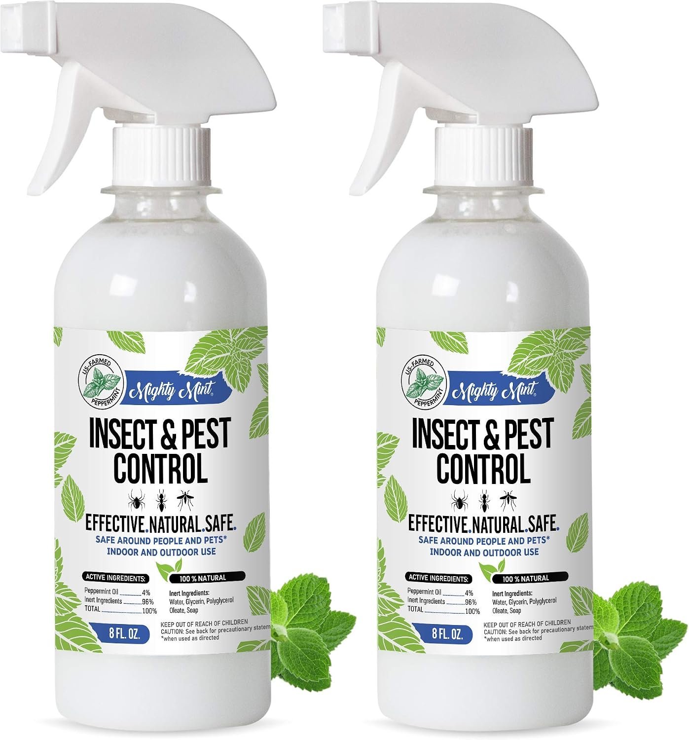 8oz Insect and Pest Control Peppermint Oil – Natural Spray for Spiders, Ants, and More (2)