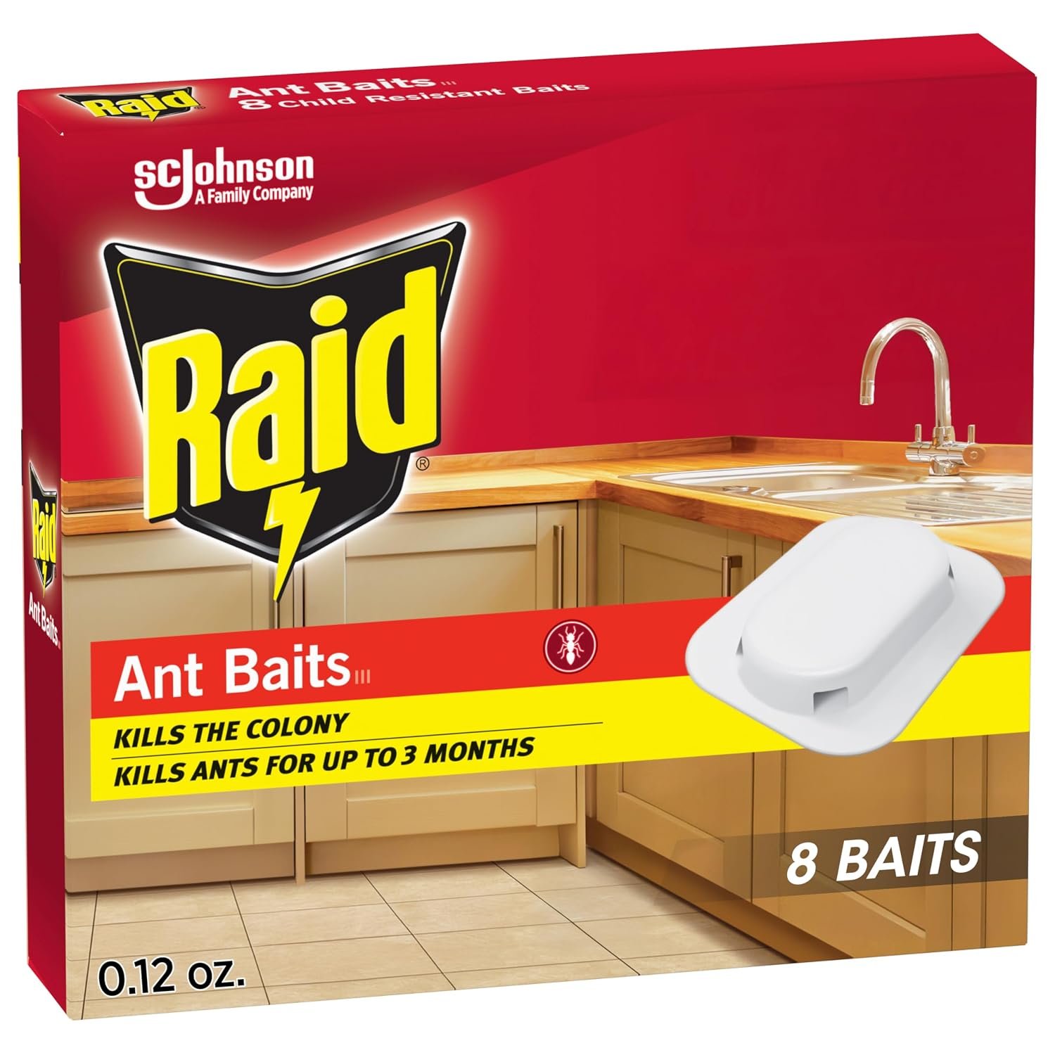 Raid Ant Killer Baits, For Household Use, Child Resistant, 8 Count