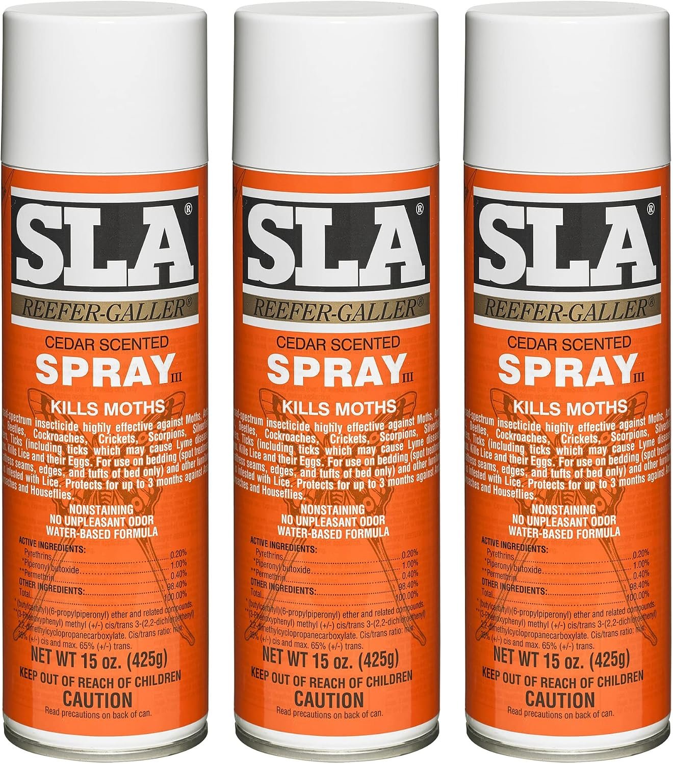 Reefer Galler SLA Cedar Scented Spray – 15 oz – Pack of 3