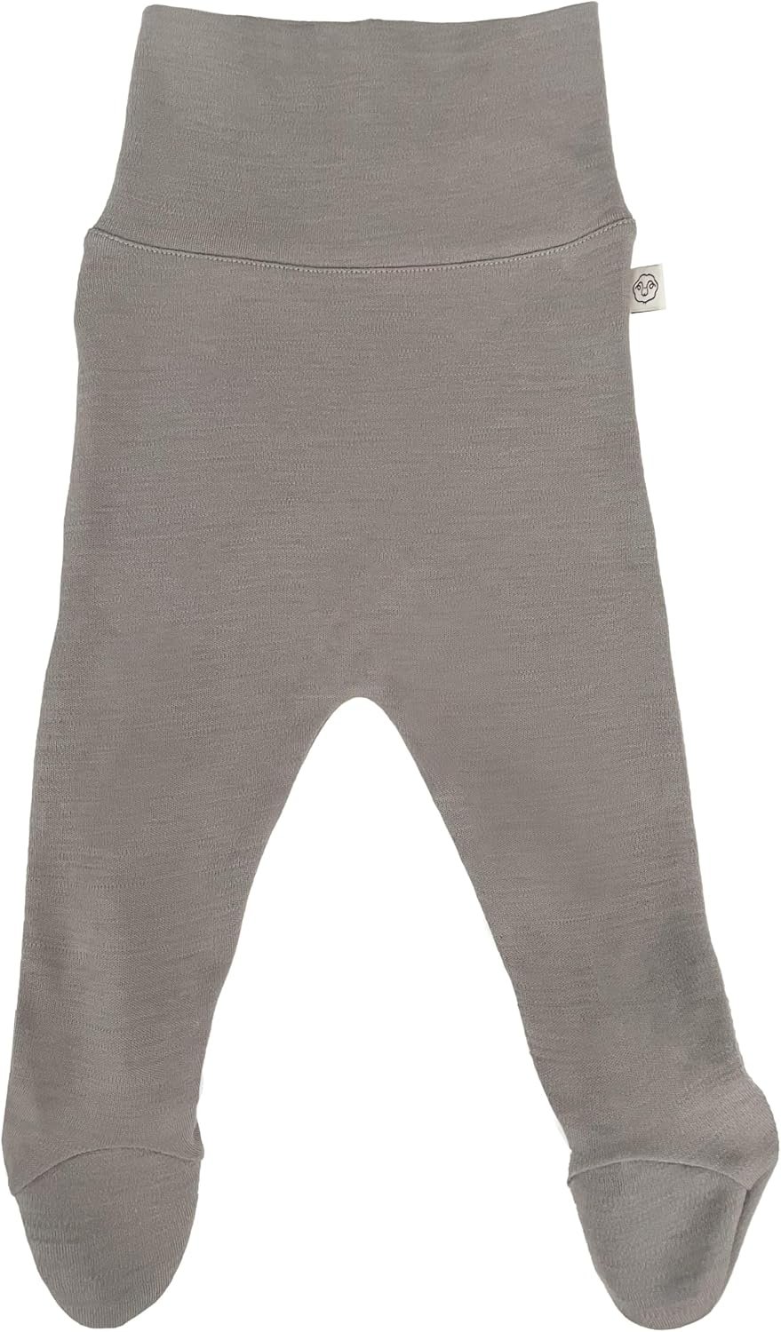 Woolino Baby Footed Romper Pants, 100% Merino Wool Baby Pants, Newborn Pants with Footies for Infant Boy & Girl