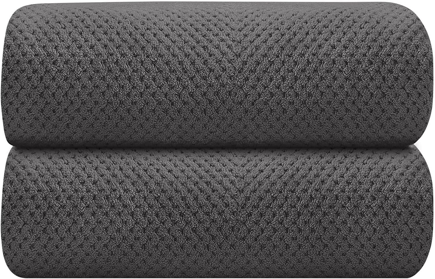 HOMEXCEL Bath Towels 2PK, Microfiber Ultra Soft Bathroom Towel, 27×54 in