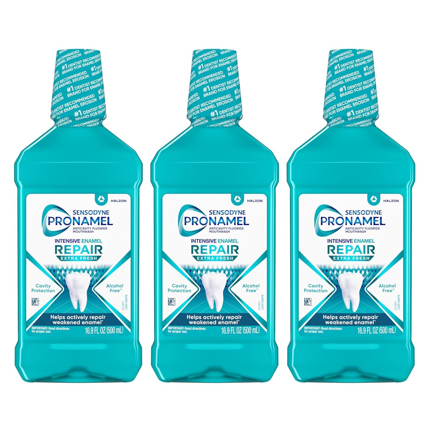 Sensodyne Pronamel Intensive Enamel Repair Mouthwash, 16.9 fl oz (3 Pack)