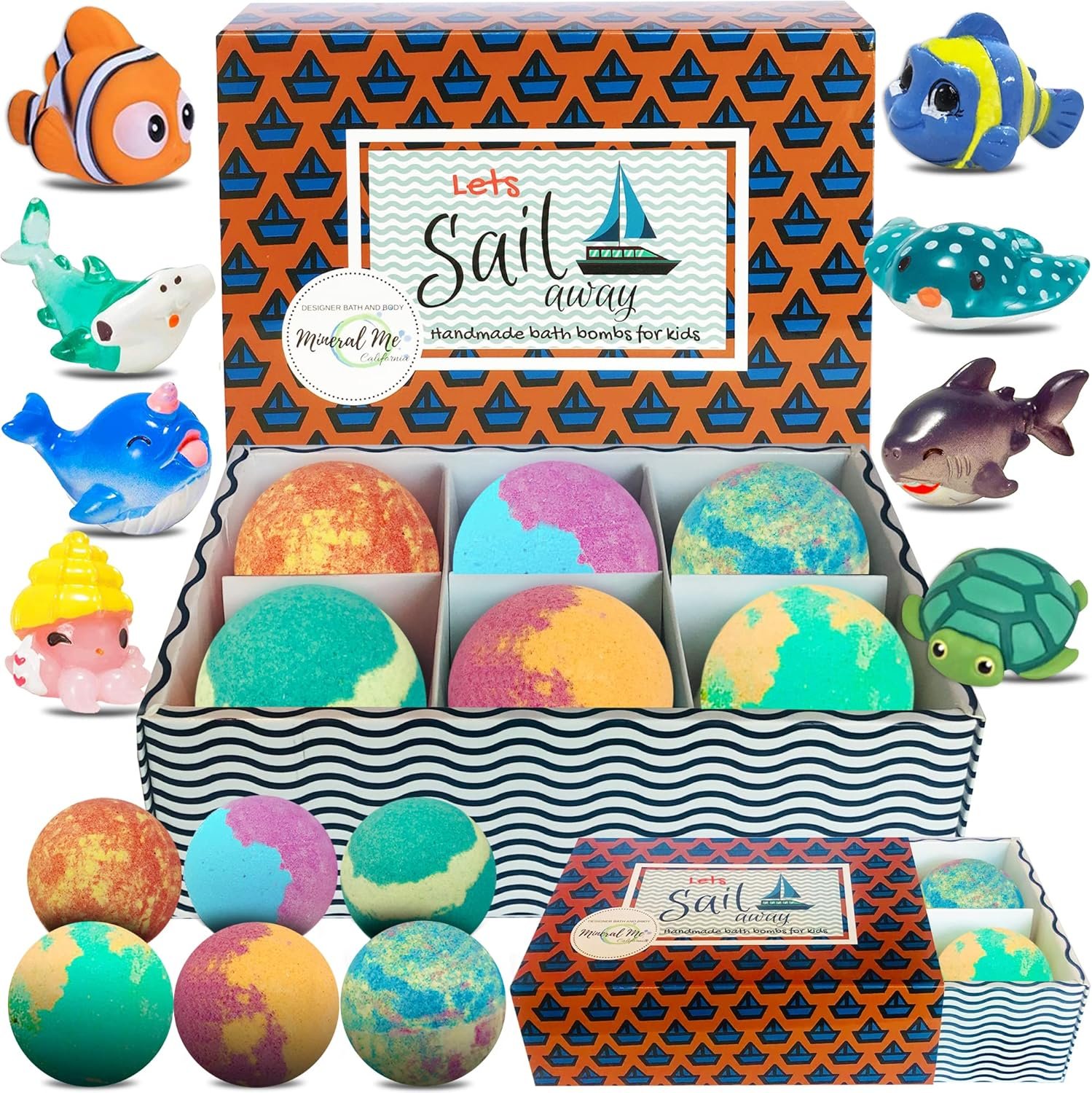 Bath Bombs for Kids with Surprise Inside Organic Kids Friendly Bubble Bath