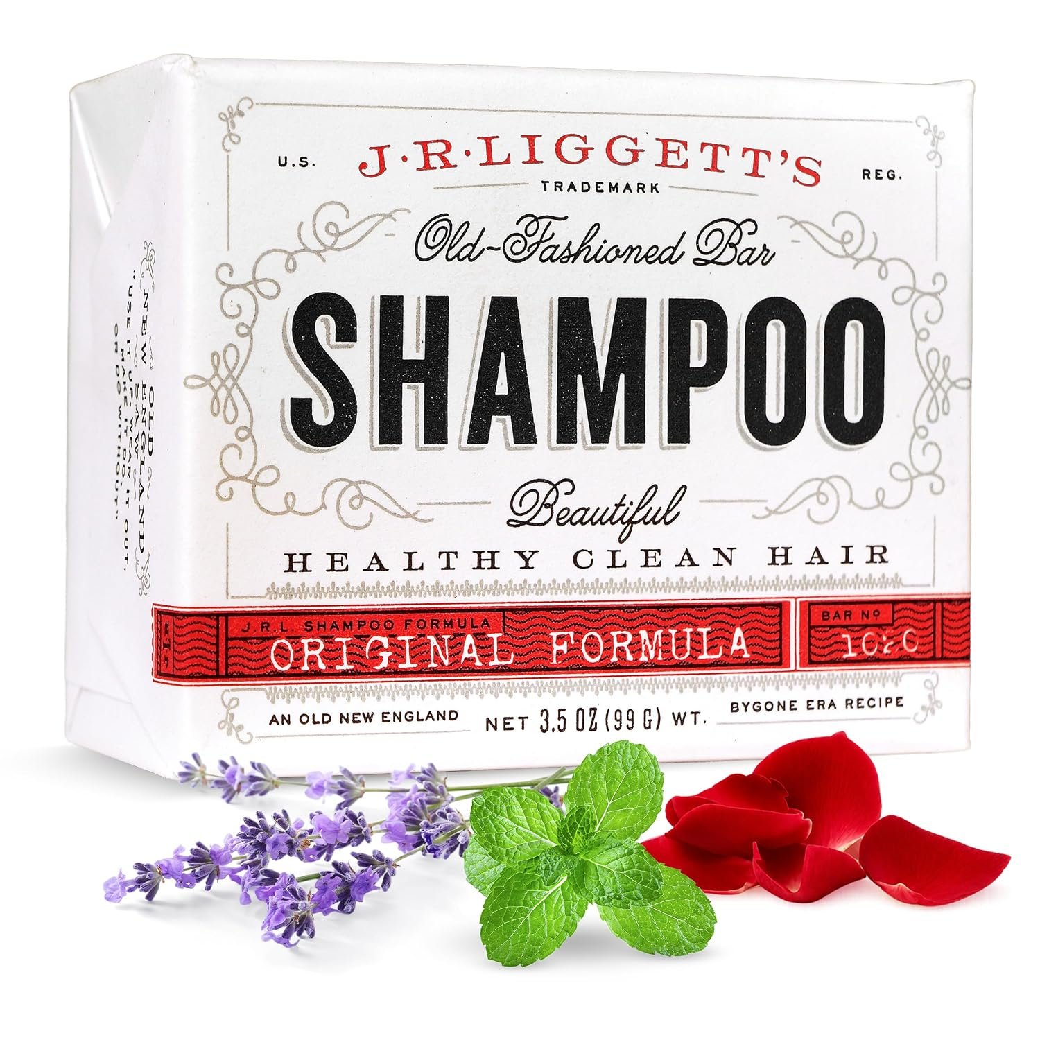 J.R.LIGGETT’S All-Natural Shampoo Bar, Supports Strong & Healthy Hair (3.5 oz (1-pack), Original)