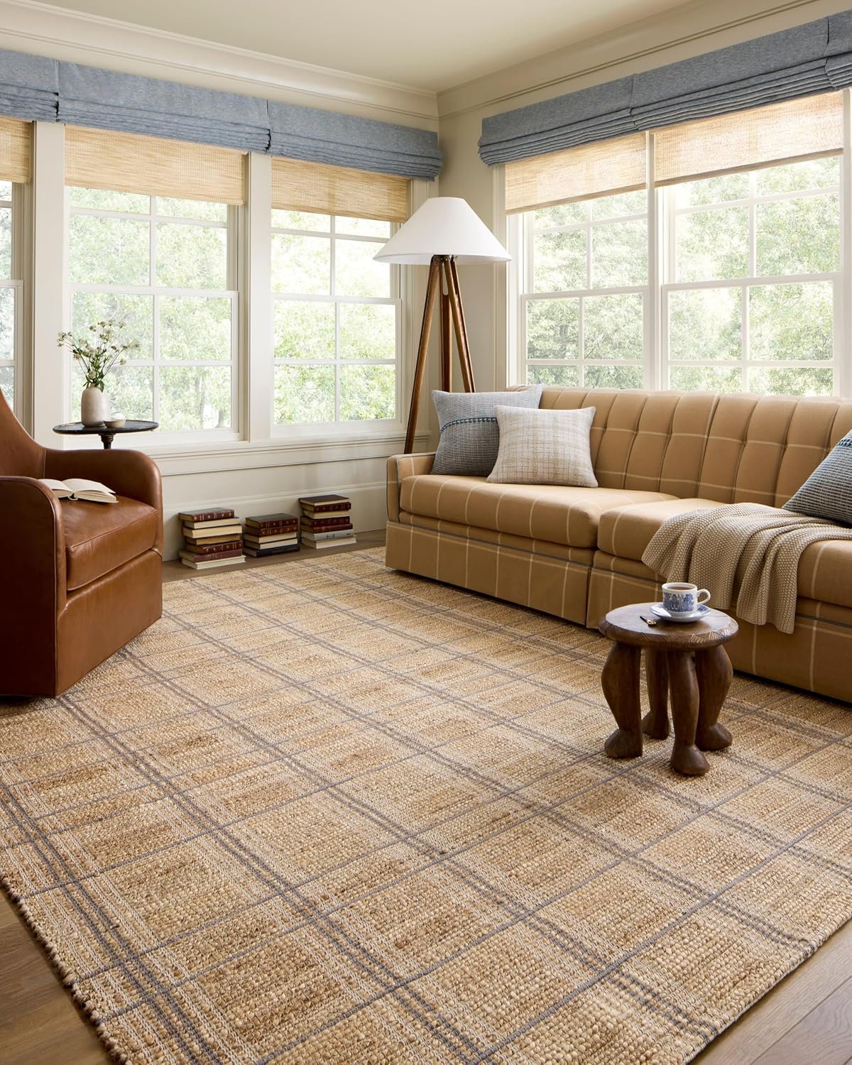 Loloi Chris Loves Julia Judy Natural/Stone 2′-3″ x 3′-9″ Accent Rug